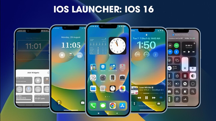 Launcher iOS 16: iOS UpdateMod  Apk v4.0.7