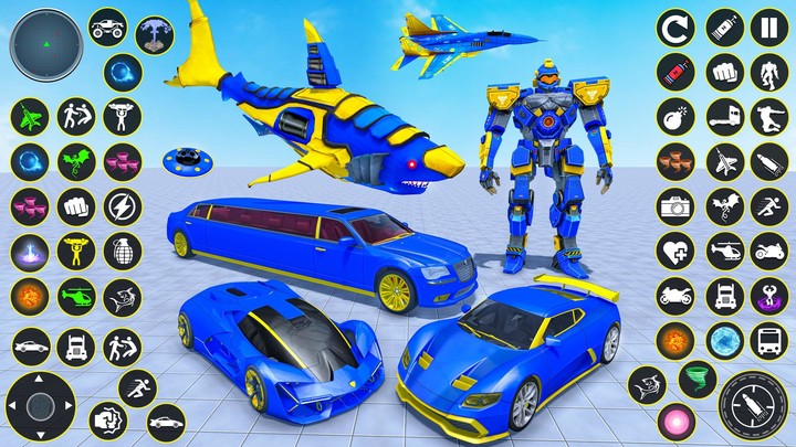 Shark Robot Car Game Bike GameMod  Apk v1.6.7