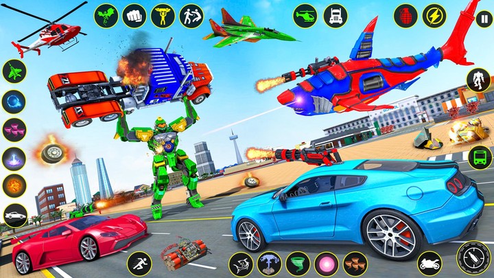 Shark Robot Car Game Bike GameMod  Apk v1.6.7