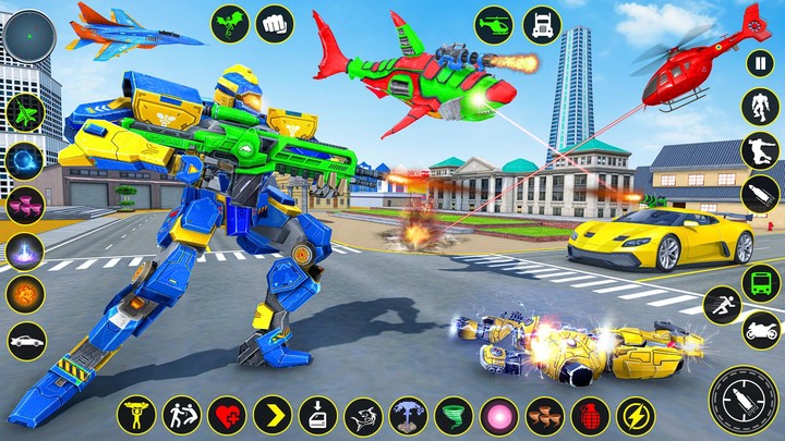 Shark Robot Car Game Bike GameMod  Apk v1.6.7