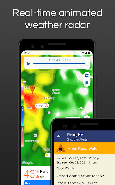 NOAA Weather Radar Live & Alerts – Clime(mod)Mod  Apk v1.55.0