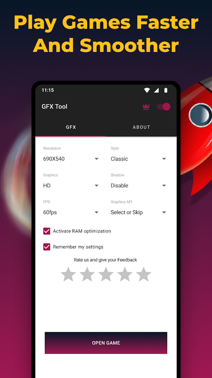 GFX ToolMod  Apk v1.4.6.1(Unlocked)