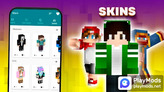 Mods, maps skins for Minecraft Apk v1.1.12