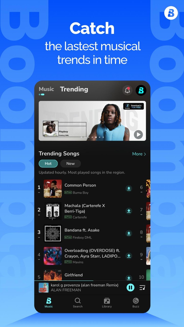 Boomplay: Music DownloaderMod  Apk v6.5.63