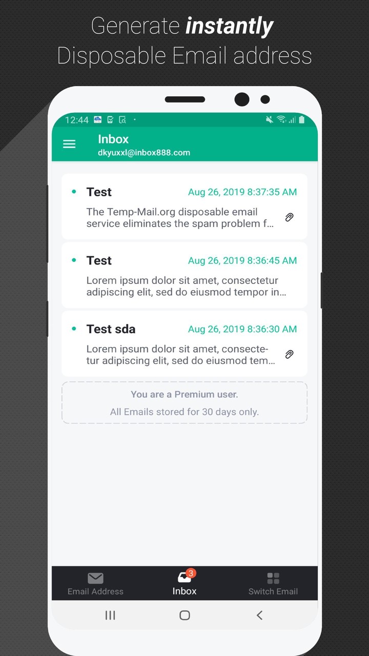 Temp Mail(MOD)Mod  Apk v3.10