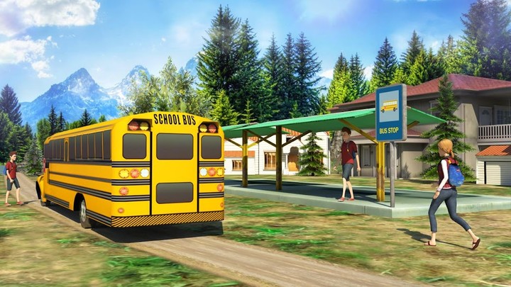 School Bus: Up Hill DrivingMod  Apk v1.5(Unlimited money)