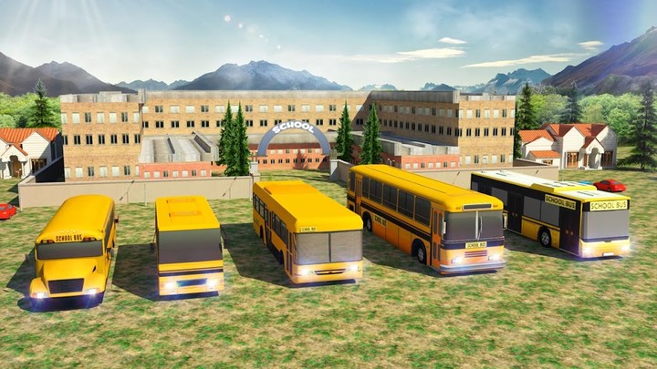 School Bus: Up Hill DrivingMod  Apk v1.5(Unlimited money)