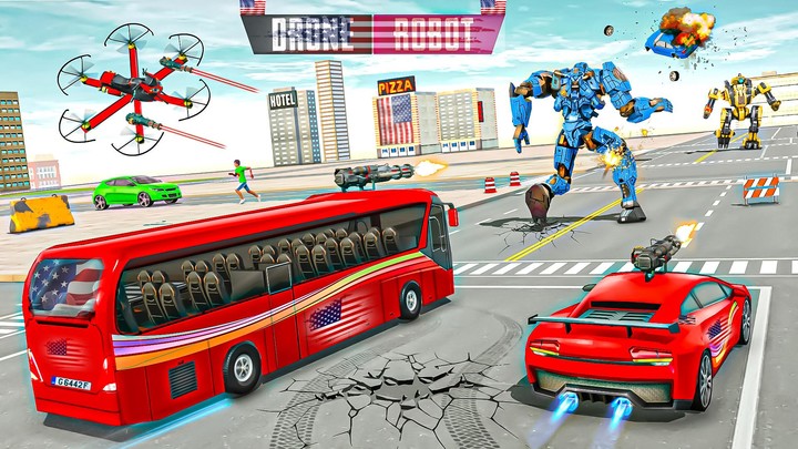 Bus Robot Car Drone Robot GameMod  Apk v1.4.8