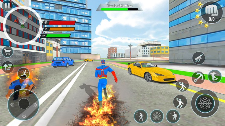 Police Robot Rope Hero Game 3dMod  Apk v7.7