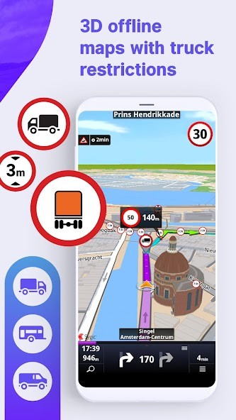 Sygic Truck GPS Navigation & Maps(Unlocked)Mod  Apk v22.1.0