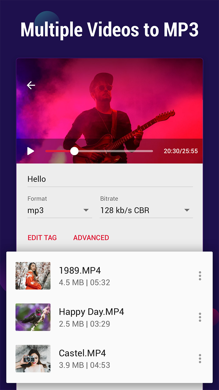 Video to MP3 - Video to AudioMod  Apk v2.1.0.3(Vip Unlocked)