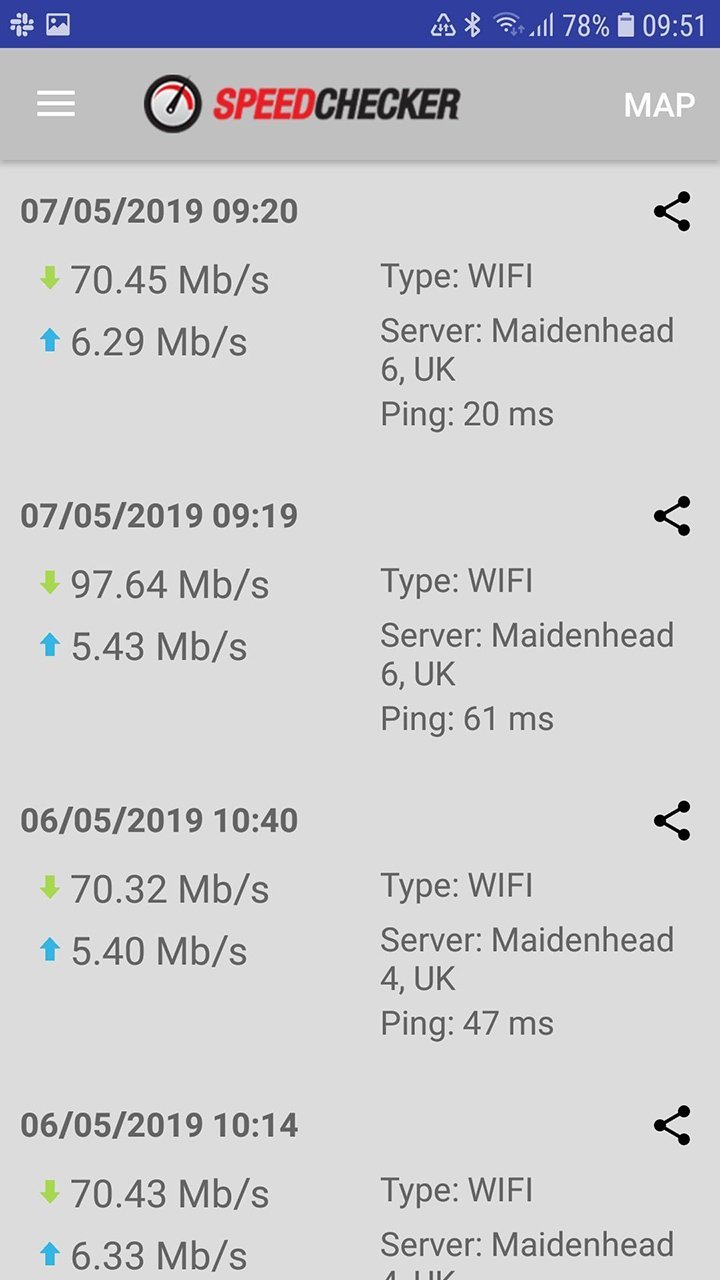 Internet and Wi-Fi Speed Test by SpeedCheckerMod  Apk v2.6.55(Premium features unlocked)