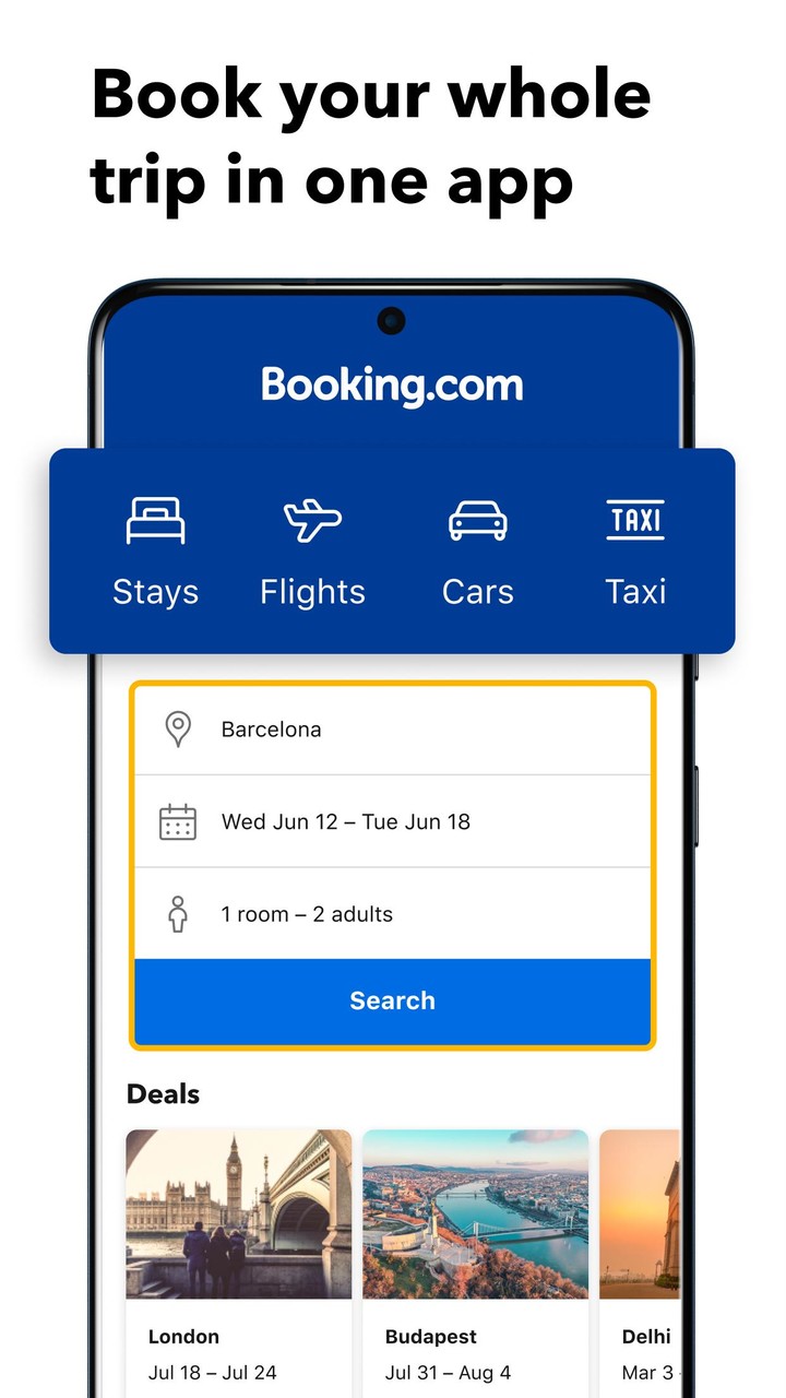 Booking.com: Hotels and moreMod  Apk v36.1