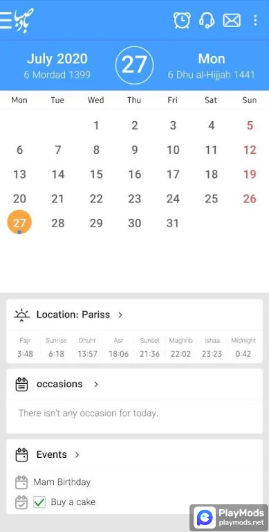 BadeSaba Calendar Apk vDawat_ML 9.8