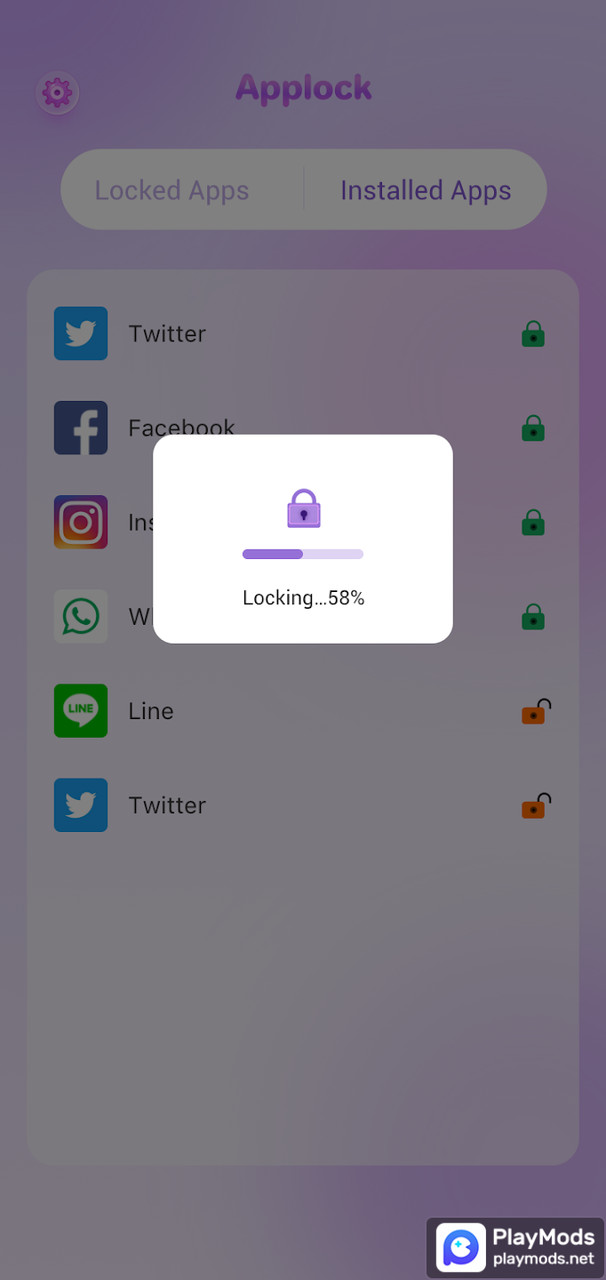 Purple Applock Fast Internet Apk v1.1.0