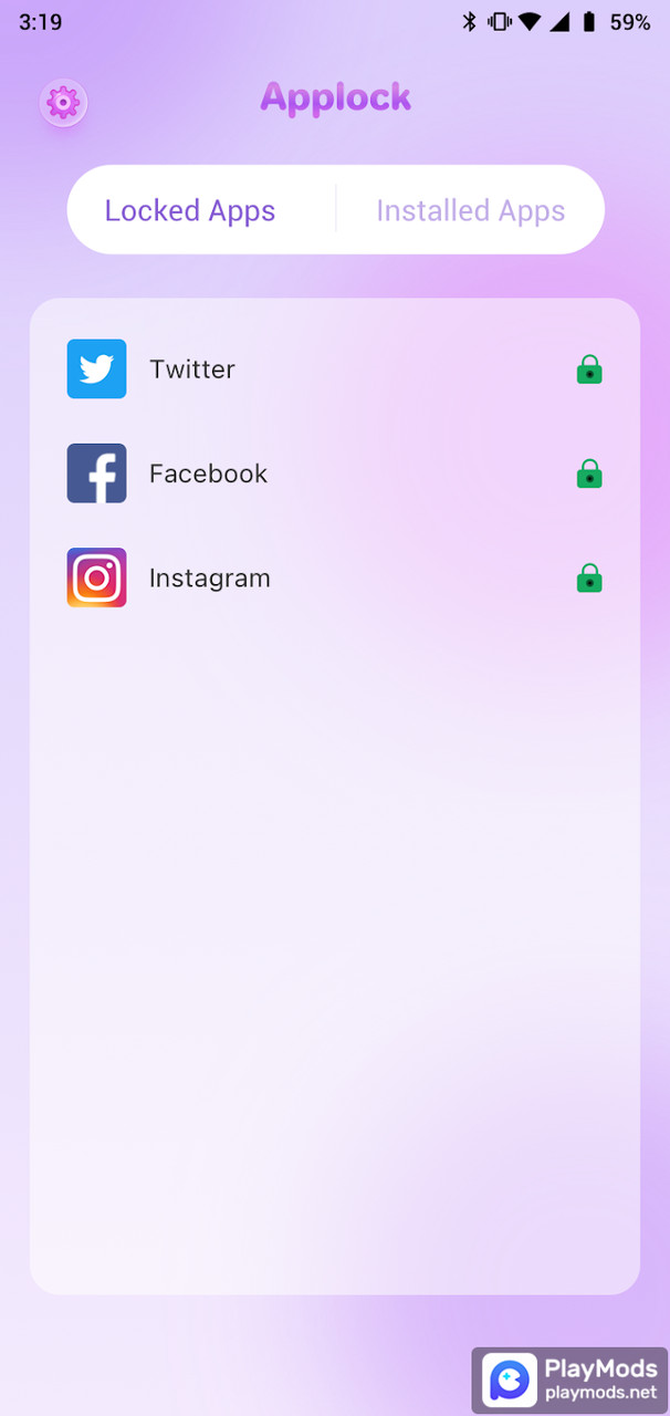 Purple Applock Fast Internet Apk v1.1.0