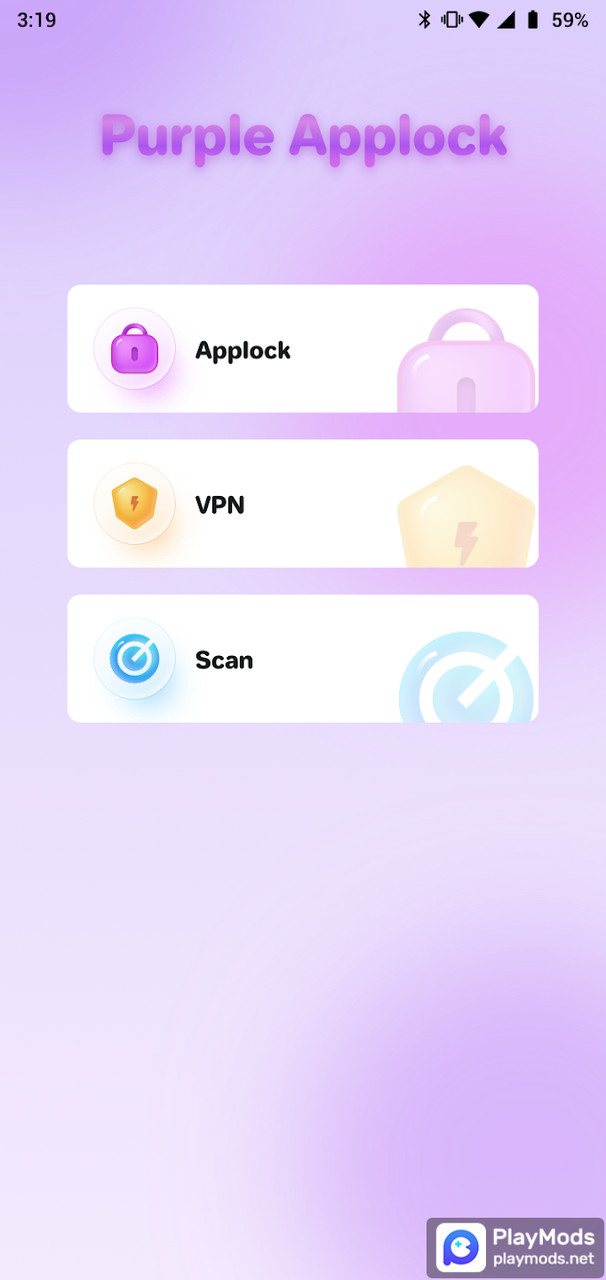 Purple Applock Fast Internet Apk v1.1.0