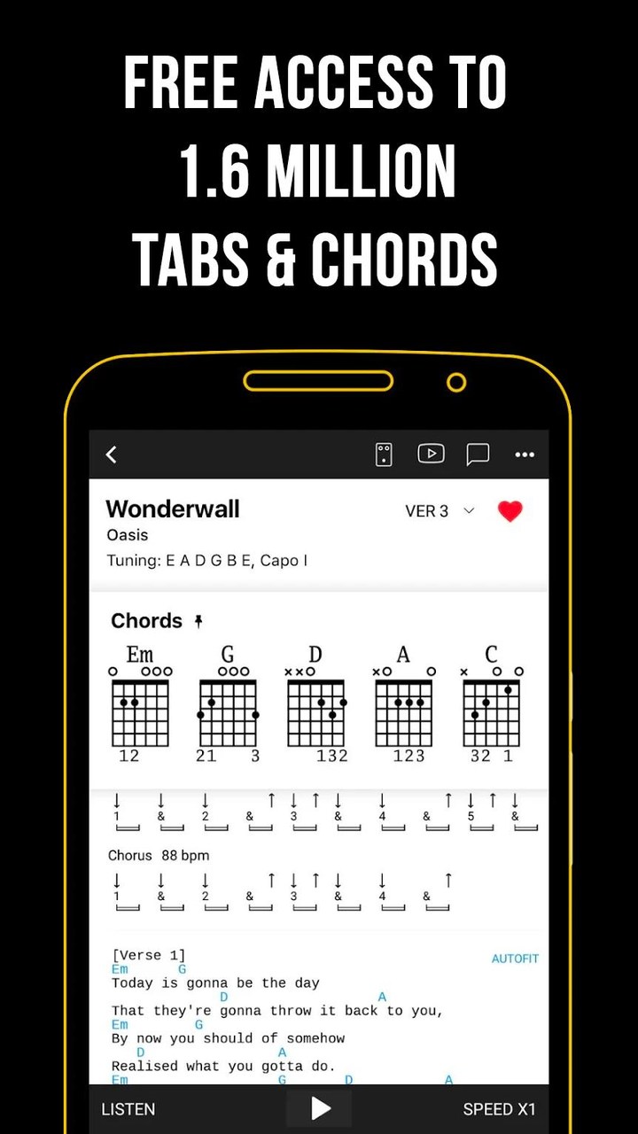 Ultimate Guitar: Chords & Tabs(Paid Content Unlocked)Mod  Apk v6.10.11