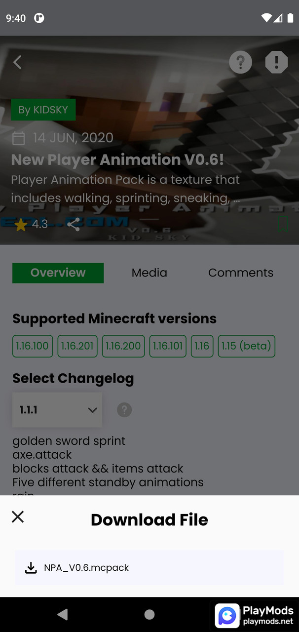 MCPEDL for Minecraft Apk v1.1.0