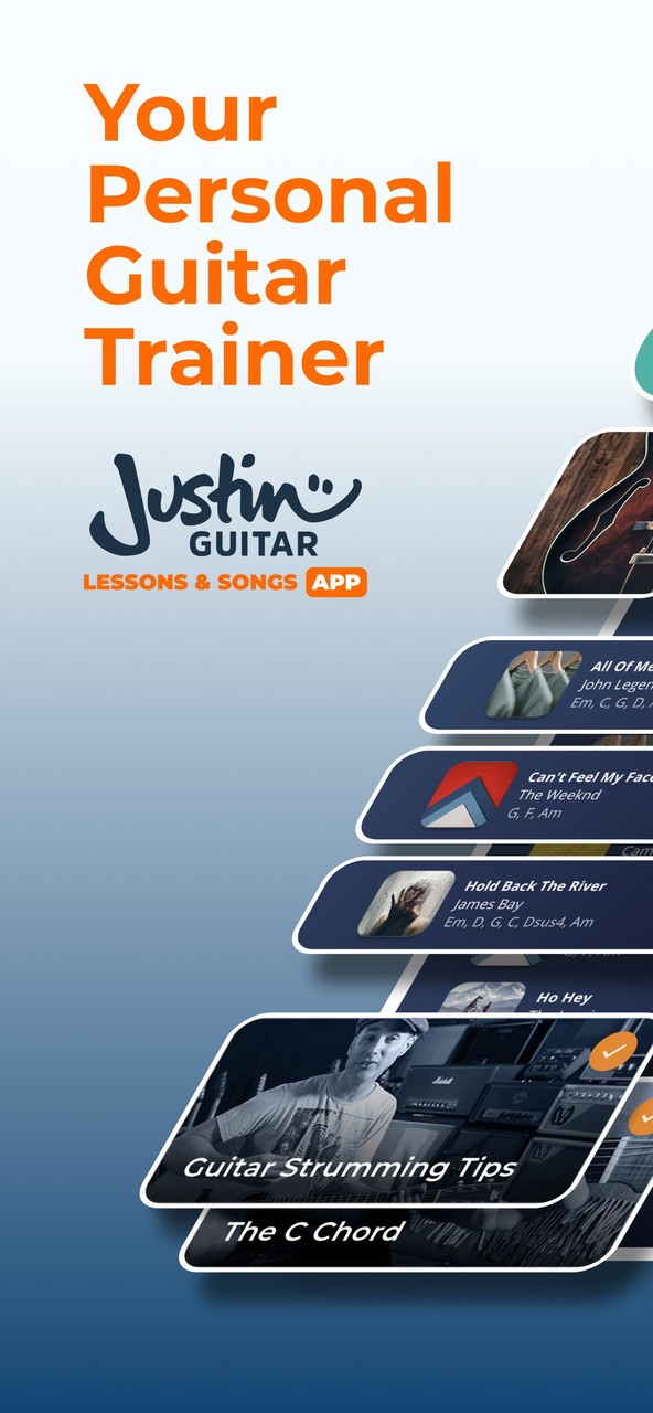 Justin Guitar Power Lessons App for Beginner MOD APK 3.1.5(Unlocked)Mod  Apk v3.1.20