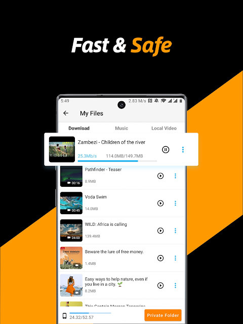 Video Downloader & Video SaverMod  Apk v1.20.5(Premium Unlocked)