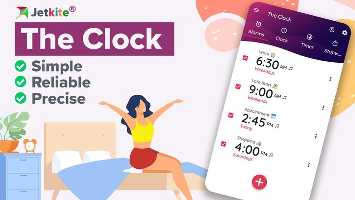 The Clock: Alarm Clock & Timer(Premium Features Unlocked)Mod  Apk v8.2.5