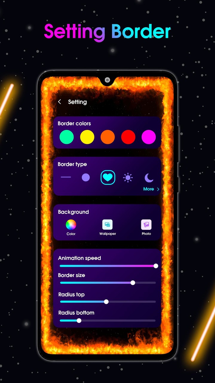 LED Edge Lighting(Premium Features Unlocked)Mod  Apk v3.0.5