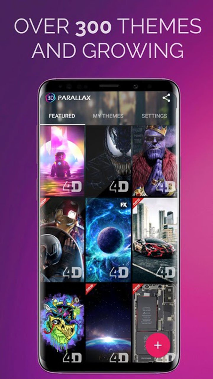 3D Parallax Background - 4D HD Live Wallpapers 4KMod  Apk v1.58(VIP Unlocked)