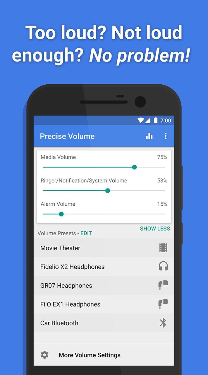 Precise VolumeMod  Apk v1.19.1(Pro Features Unlocked)