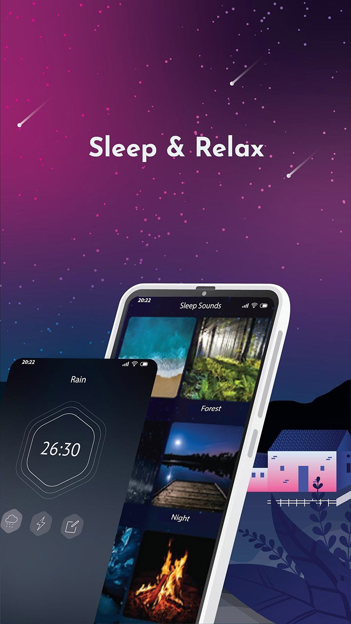 Sleep Sounds - relaxing soundsMod  Apk v2.3.12(Premium Unlocked)