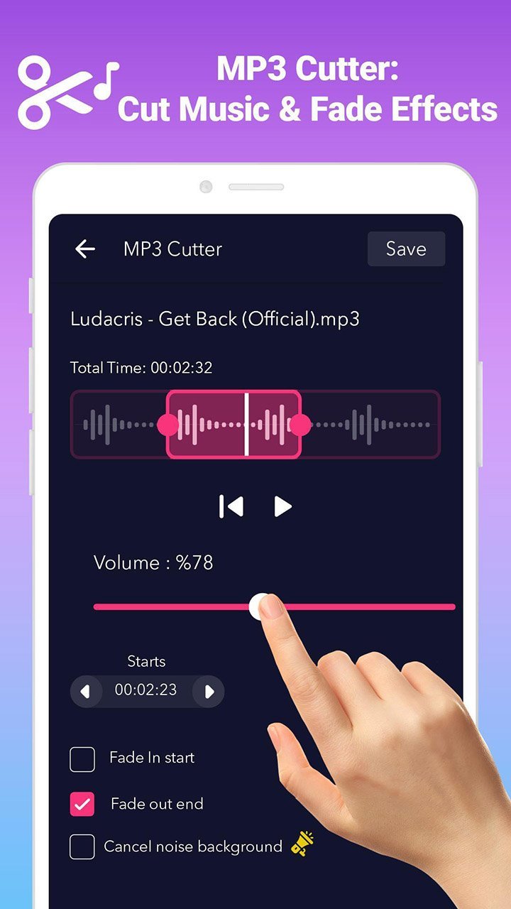 AudioApp MP3 Cutter, Ringtone Maker, Voice ChangerMod  Apk v2.3.8(Pro features Unlocked)