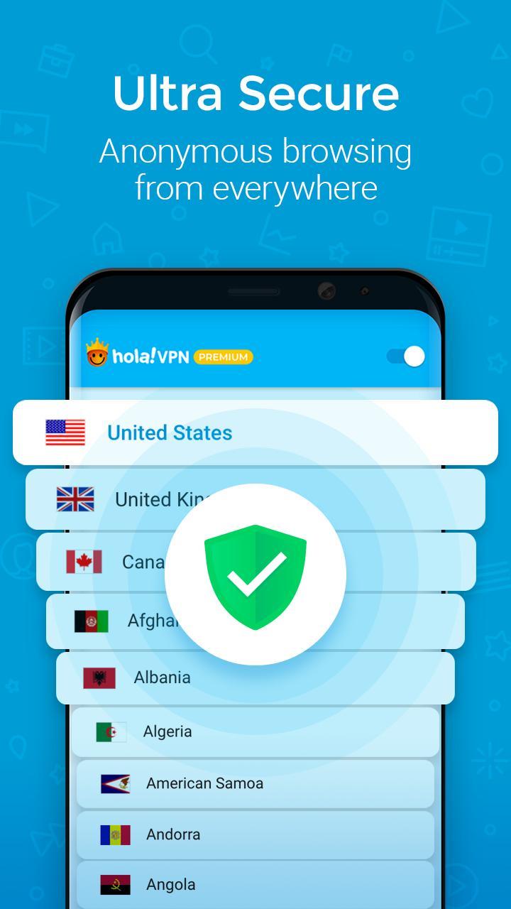 Hola VPN Proxy PlusMod  Apk vARM7A_1.183.956(Premium Unlocked)