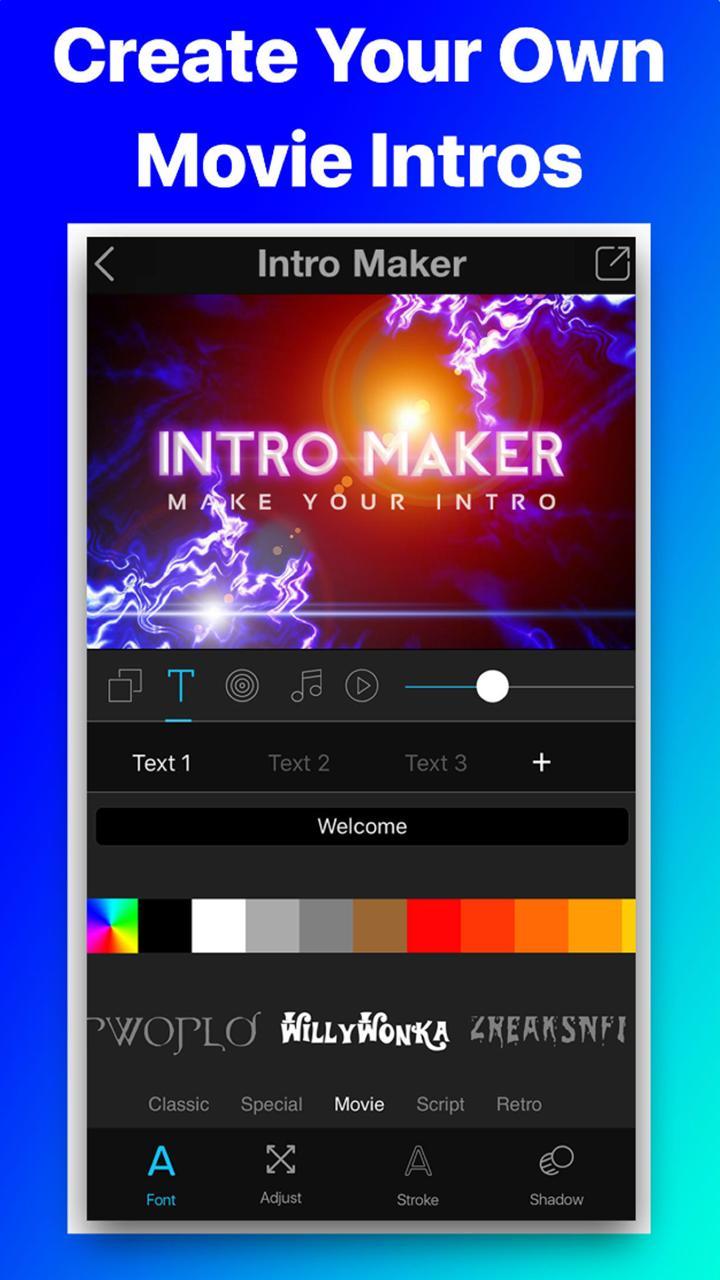 Intro Movie Vlog Trailer Maker For Music & VideosMod  Apk v1.3.3(Unlocked)