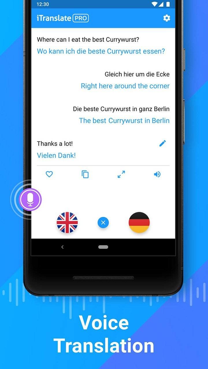 iTranslate Translator & DictionaryMod  Apk v5.7.1(Pro Unlocked)