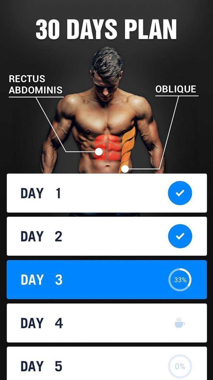 Six Pack in 30 DaysMod  Apk v1.1.1(Unlocked)