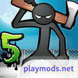 Anger of stick 5 : zombie ModMod  Apk v1.1.84(Unlimited Currency)