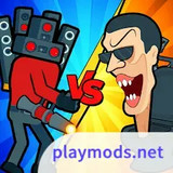 Merge War: Skibydy vs KameraMod  Apk v2.9(No ads)