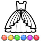 Glitter Dress Coloring BookMod  Apk v29