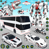 School Bus Robot Car GameMod  Apk v109