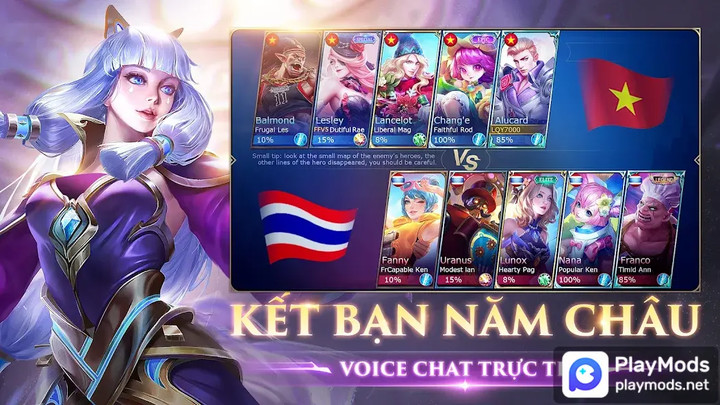 Mobile Legends: Bang Bang VNGMod  Apk v1.6.94.7591(MOD MENU)