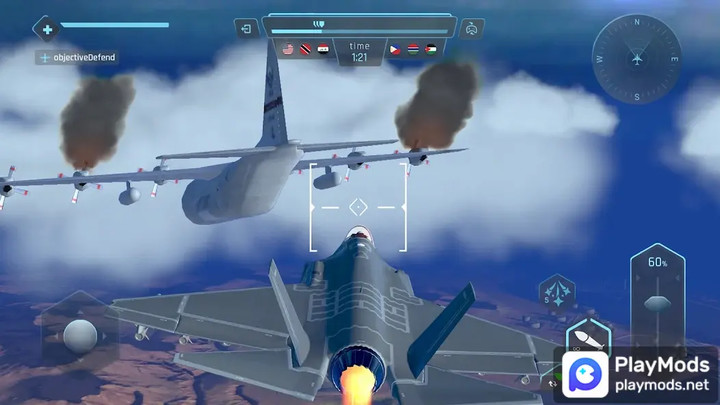 Sky Warriors: Blazing CloudsMod  Apk v4.13.0(no ads)