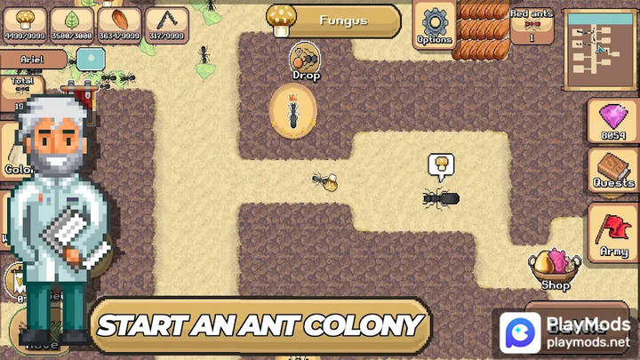 Pocket Ants: Colony SimulatorMod  Apk v0.0839(Unlimited money)