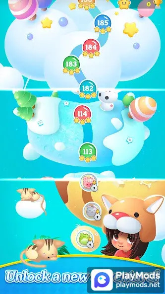 Bubble Shooter : Animals PopMod  Apk v2.5(Unlimited Currency)