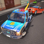 Police Tow Truck Driving Car Transporter Mod APK 1.5 [Unlimited money][Cracked]