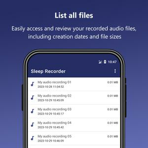 Sleep recorder