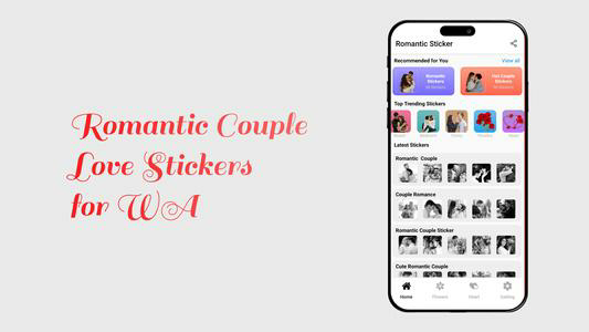 Romantic Love Heart Stickers