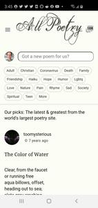 Poetry.app Allpoetry