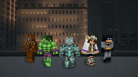 SuperHero skins for Minecraft