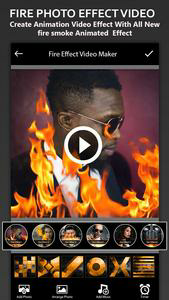 Fire Photo Effect Video Maker