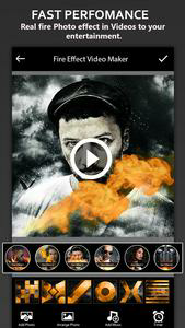 Fire Photo Effect Video Maker